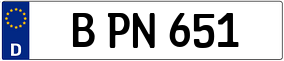 Truck License Plate